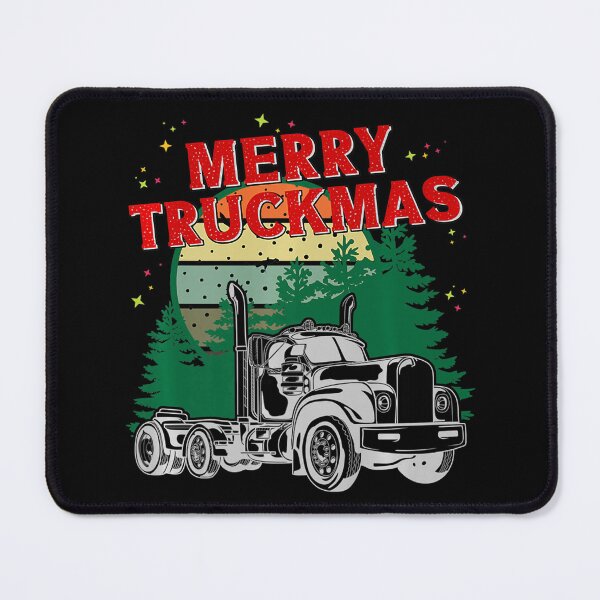 Item preview, Merry Truckmas Christmas Trucker designed and sold by OliverBrueggem.
