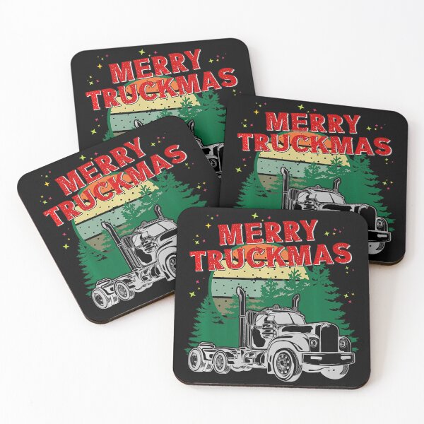 Item preview, Merry Truckmas Christmas Trucker designed and sold by OliverBrueggem.