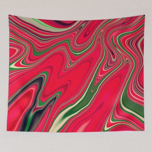 Item preview, Watermelon abstract fluid designed and sold by Emotionville.