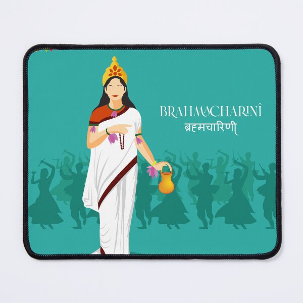 Item preview, Shubh Navratri Poster -BRAHMACHARINI (DAY-2) designed and sold by Aislling.