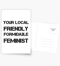 Friendly Feminist Postcards