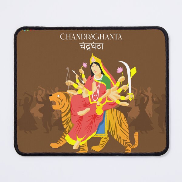 Item preview, Shubh Navratri Poster (Chandraghanta)- Day- 3 designed and sold by Aislling.