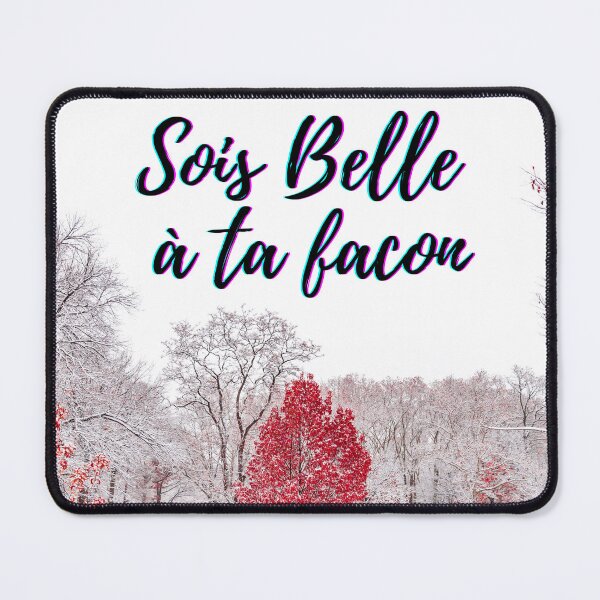 Item preview, Be beautiful in your own way - popular French quotes theme gifts  designed and sold by RebelliousRosee.