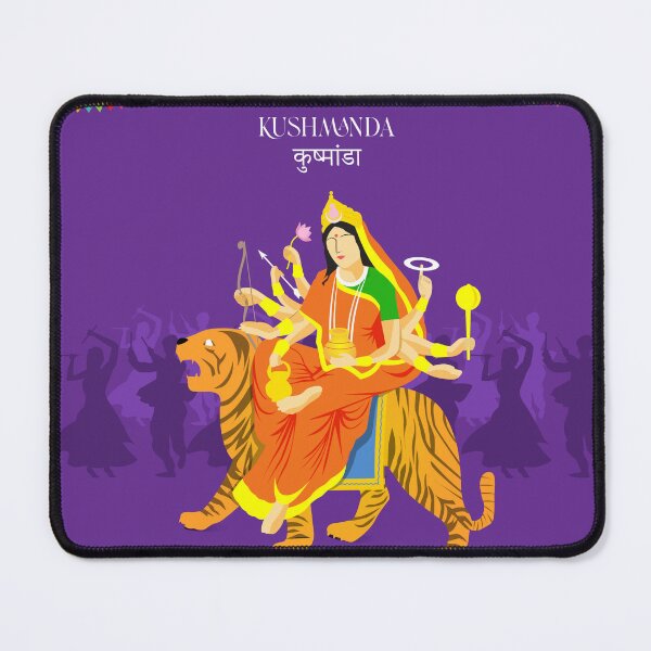 Item preview, 370 - Shubh Navratri Poster (Kushmanda) - Day- 4 designed and sold by Aislling.