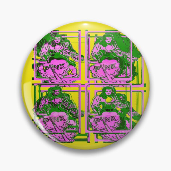 Item preview, retro comic punk designed and sold by weirdove.