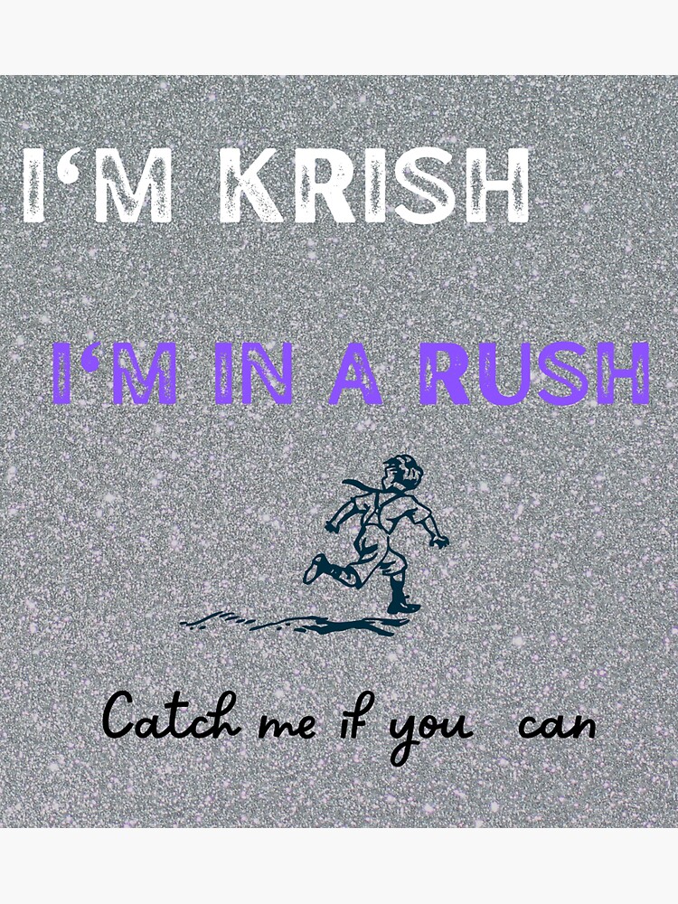 Krish Name Stickers for Sale | Redbubble