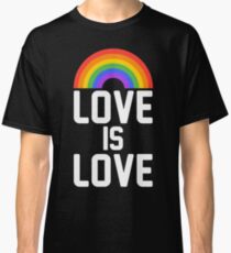 love is love rainbow Classic T-Shirt