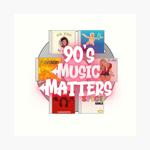 Artikel-Vorschau von 90er Musik ist wichtig Retro Musik 90er CDs. Musik der 90er., designt und verkauft von MamaNeeaDesigns.