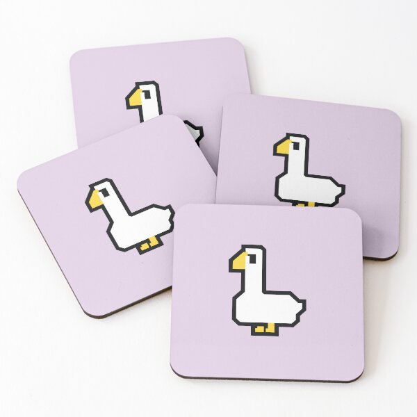 Item preview, Big White Goose in the colorful universe - Cute bird designed and sold by Noice2D.