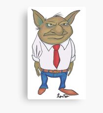 Corporate Troll Canvas Print