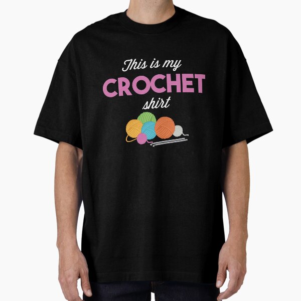 Item preview, THIS IS MY CROCHET SHIRT designed and sold by antipatic.