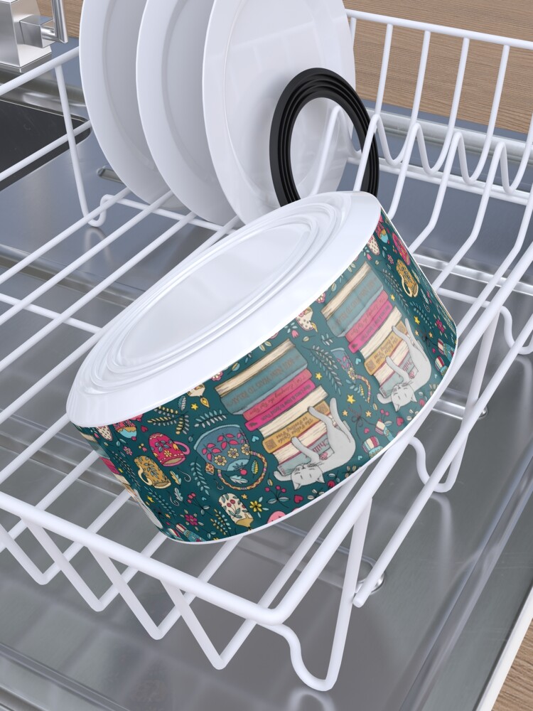 Alternate view of How to Hygge Like a Cat Pet Bowl
