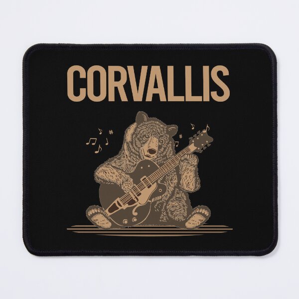 Item preview, Bear With Guitar Corvallis designed and sold by BloodMoneyTwit.