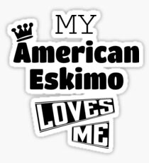 American Eskimo Crown Sticker