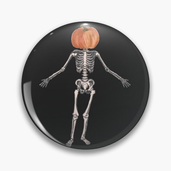 Item preview, Pumpkin head skeleton body designed and sold by Anannya  Mondal.