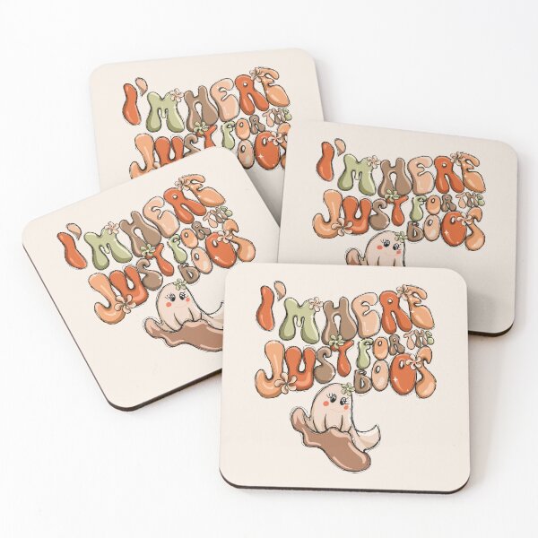 Item preview, I’m here just for the boos floral  Halloween ghost  designed and sold by InnaMGraphic.