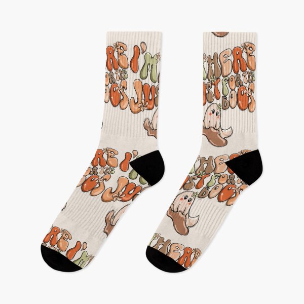 Item preview, I’m here just for the boos floral  Halloween ghost  designed and sold by InnaMGraphic.
