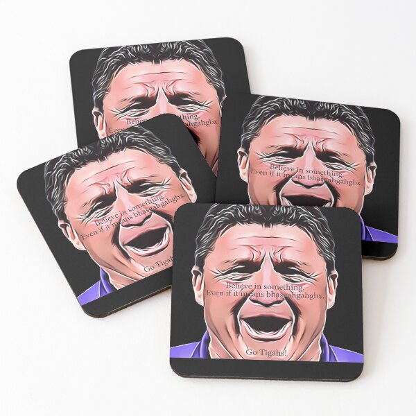 Item preview, Ed orgeron believe in something gold designed and sold by AdamCarlson1.