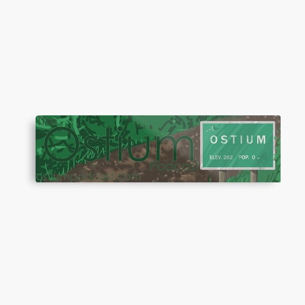 Ostium Logo Bumper Sticker Metal Print