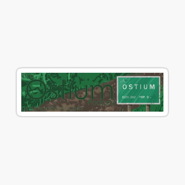 Ostium Logo Bumper Sticker Sticker