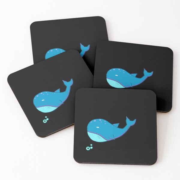 Item preview, Blue whale on the background designed and sold by YasyaYu.