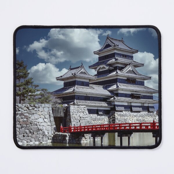 Item preview, Beautiful Samurai Matsumoto Black Castle Japan Art Print designed and sold by XIX361ART.