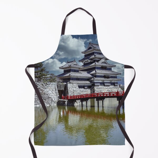 Item preview, Beautiful Samurai Matsumoto Black Castle Japan Art Print designed and sold by XIX361ART.