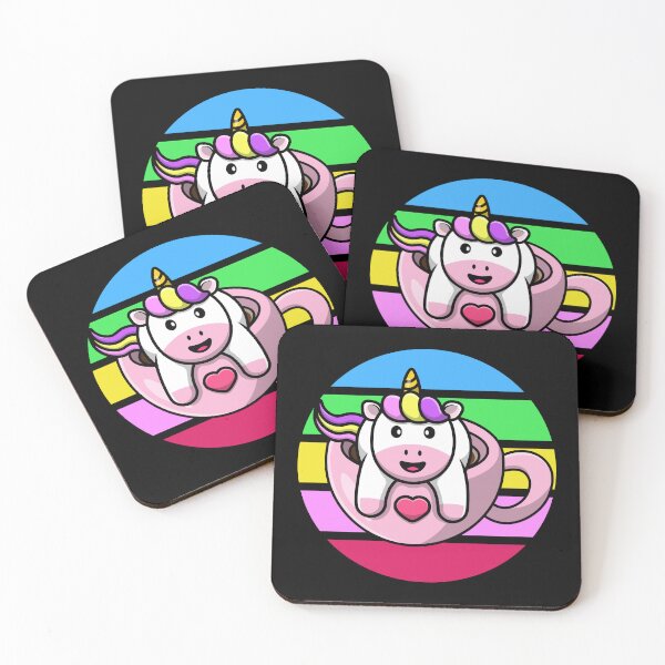 Item preview, Unicorn and coffee girl designed and sold by Rev-Style.