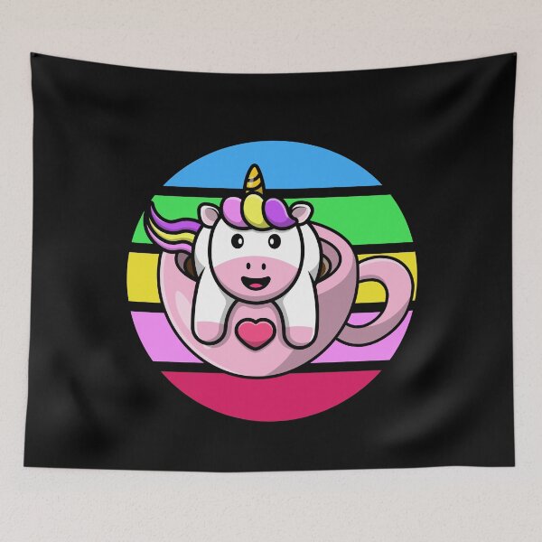 Item preview, Unicorn and coffee girl designed and sold by Rev-Style.