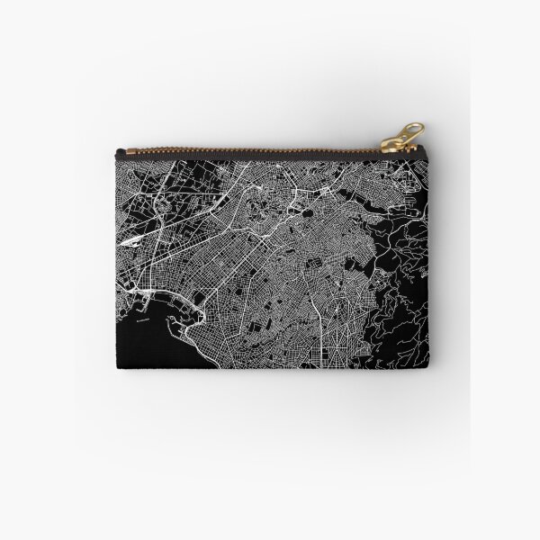 Item preview, Athens Black Map designed and sold by multiplicitymap.