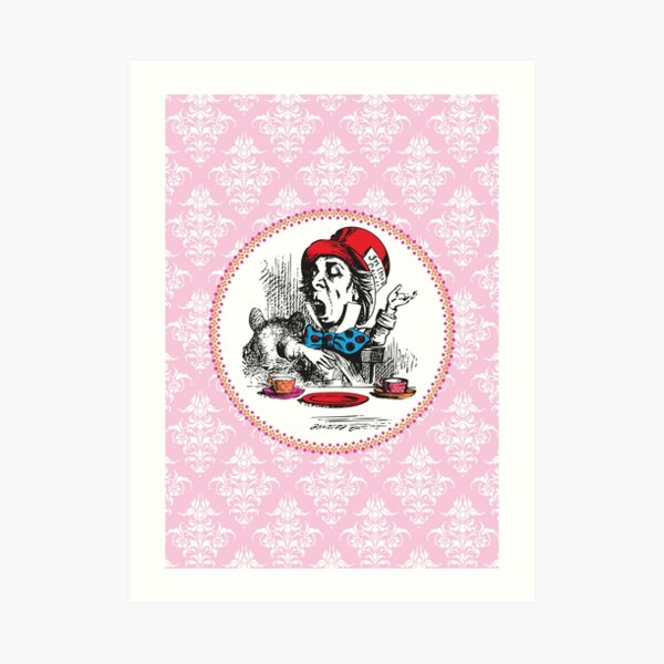 Alice in Wonderland | The Mad Hatter | Vintage Alice | Art Print