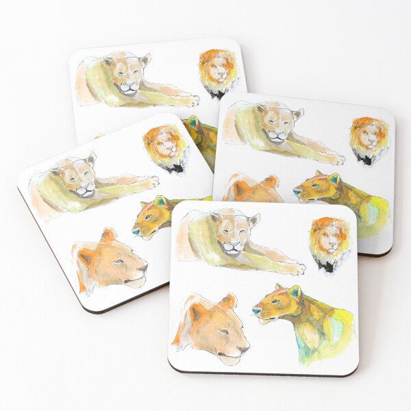 Item preview, Lions Watercolour designed and sold by TheDaysIdeas.