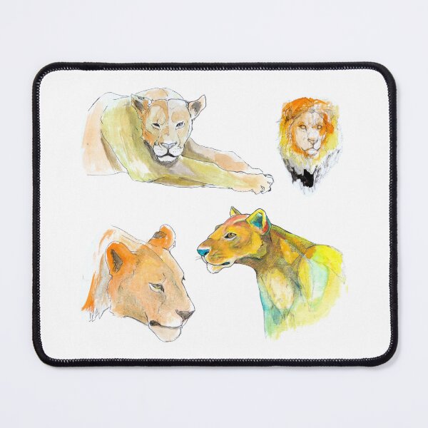 Item preview, Lions Watercolour designed and sold by TheDaysIdeas.