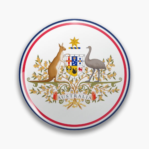 Item preview, Australia Circled Coat of Arms designed and sold by PatternsUp.