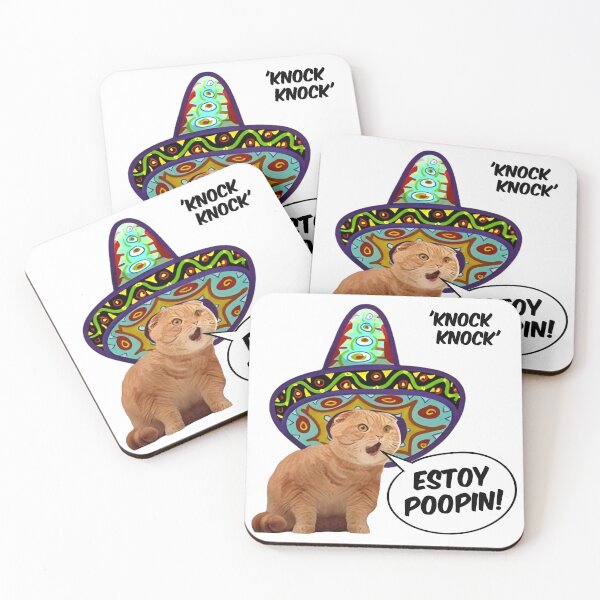Item preview, ESTOY POOPIN  Mexican Cat Meme designed and sold by fomodesigns.