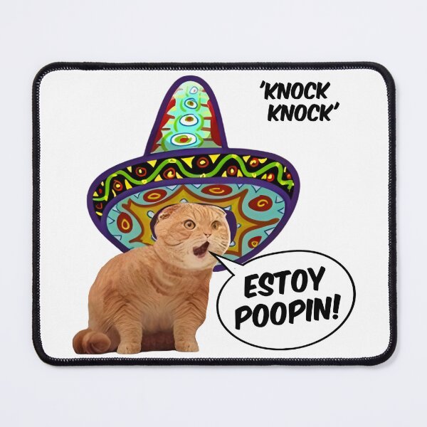 Item preview, ESTOY POOPIN  Mexican Cat Meme designed and sold by fomodesigns.