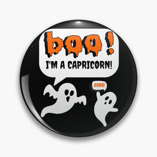 Aperçu de l'œuvre Boo je suis un Capricorne | Citation drôle d'Halloween créée et vendue par MindedInc.