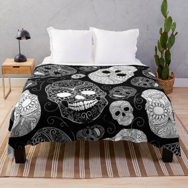 Item preview, Background skulls seamless pattern designed and sold by ketkidesign.