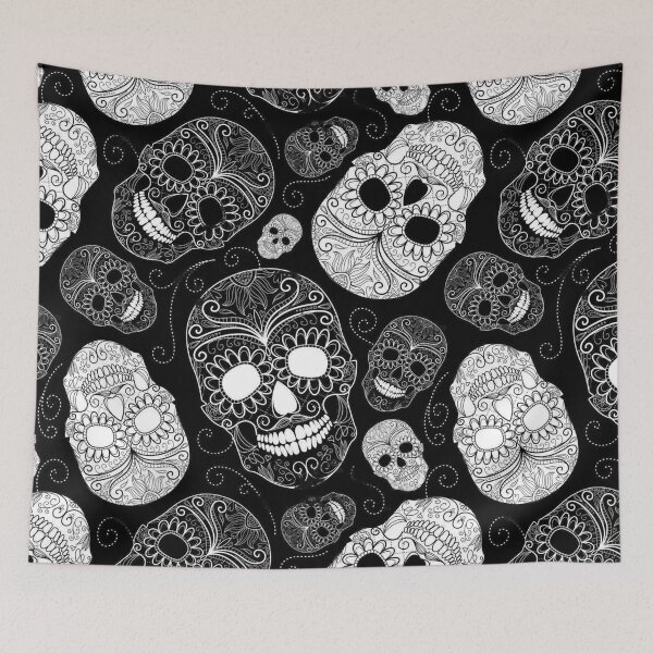 Item preview, Background skulls seamless pattern designed and sold by ketkidesign.