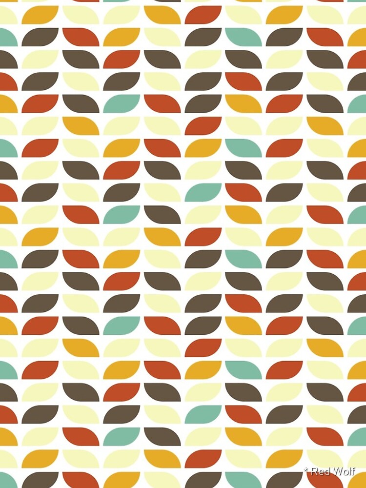 Geometric Pattern: Leaf: Fall by redwolfoz