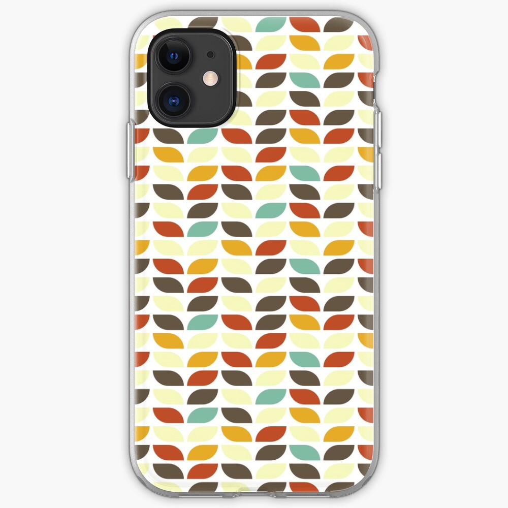 Geometric Pattern: Leaf: Fall iPhone Case & Cover