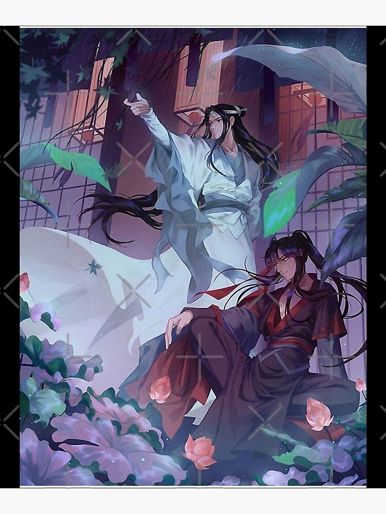 Lan Zhan mo dao zu shi anime Poster for Sale by BlancheCerfbeer