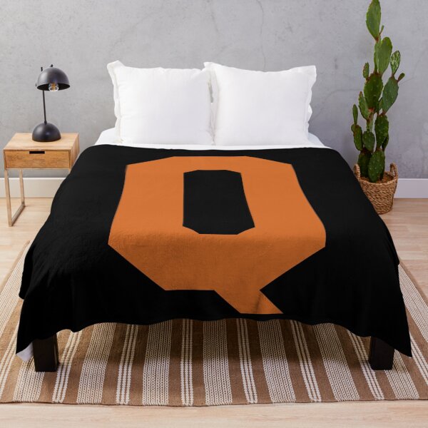 Item preview, Alphabet, Orange Q, Sports letter Q designed and sold by TheCultStuff.