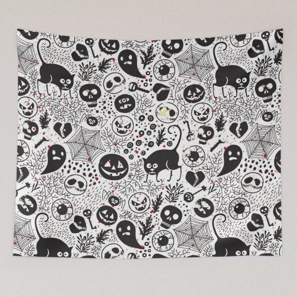 Item preview, happy halloween seamless pattern designed and sold by ketkidesign.