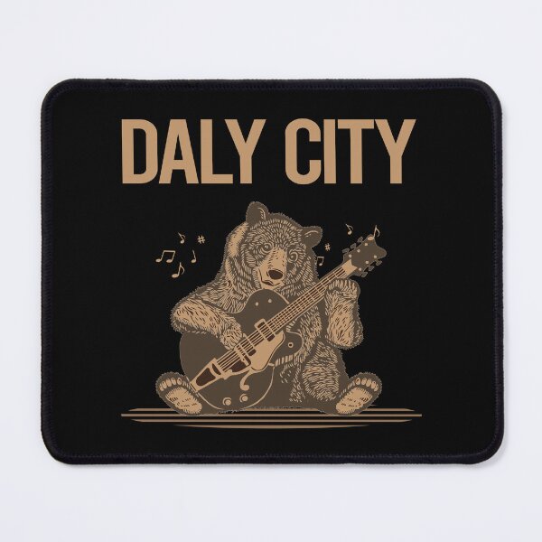 Item preview, Bear With Guitar Daly City designed and sold by BloodMoneyTwit.