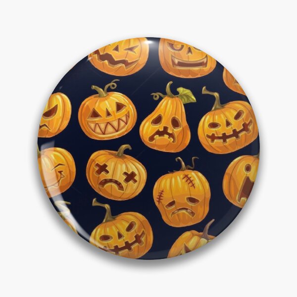 Item preview, seamless pattern Halloween pumpkin designed and sold by ketkidesign.