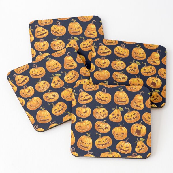 Item preview, seamless pattern Halloween pumpkin designed and sold by ketkidesign.