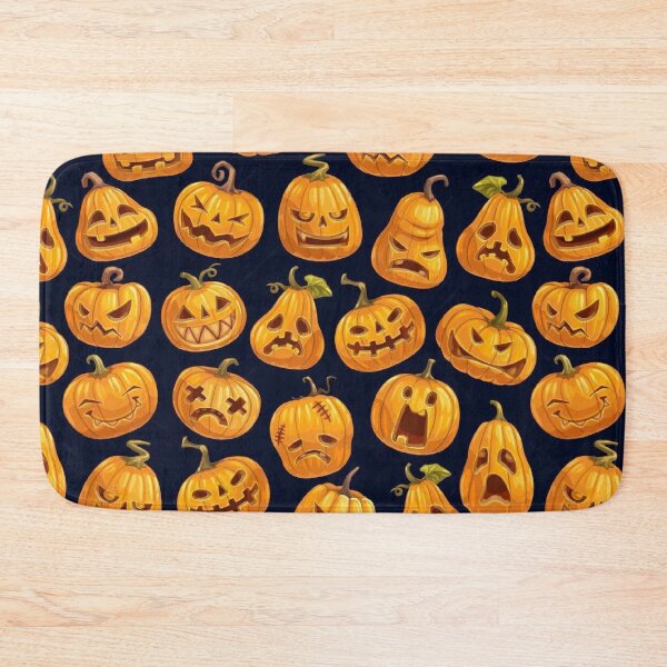 Item preview, seamless pattern Halloween pumpkin designed and sold by ketkidesign.