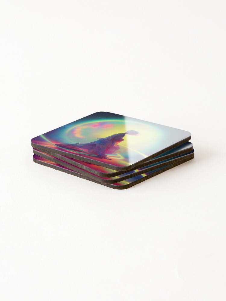 Thumbnail 4 of 5, Coasters (Set of 4), Awaken designed and sold by ThinkFunDesign.