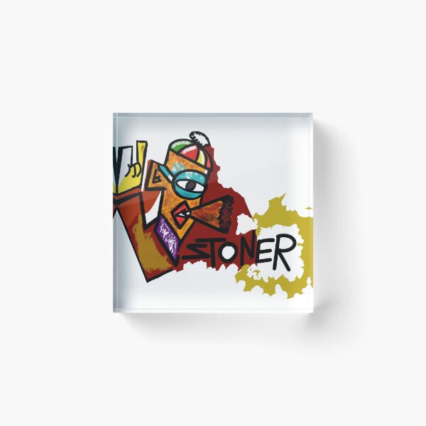 Item preview, THE COLORFUL STONER SKIER designed and sold by THE STONER.
